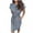Black, variant on Summer Tshirt Dresses For Women 2023 Casual Plus Size Midi Dresses Striped Printing Short Sleeve T-Shirt Dress Crewneck Work Tie Waist With Pockets