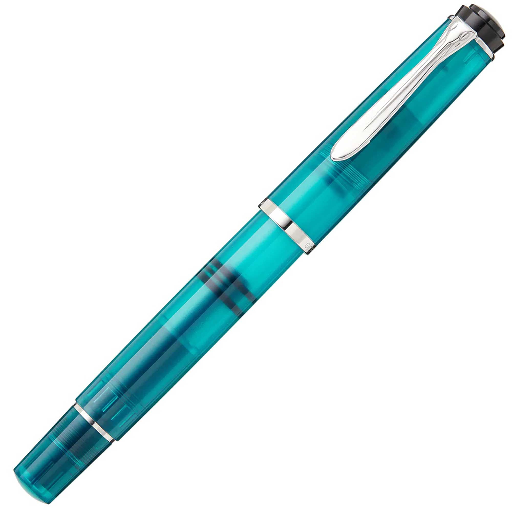 Pelikan 822046 Classic M205 Apatite Resin Fountain Pen, Extra Fine
