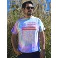 thumbnail image 2 of Land Of The Free Banner Tie Dye Spiral Men -Image by Shutterstock, Male XX-Large, 2 of 4