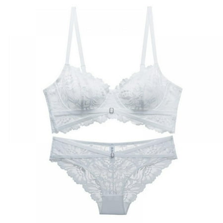 

Xmarks Sexy Lingerie for Women Two Piece Lace Lingerie Set Underwire Bra and Panty Set Valentine