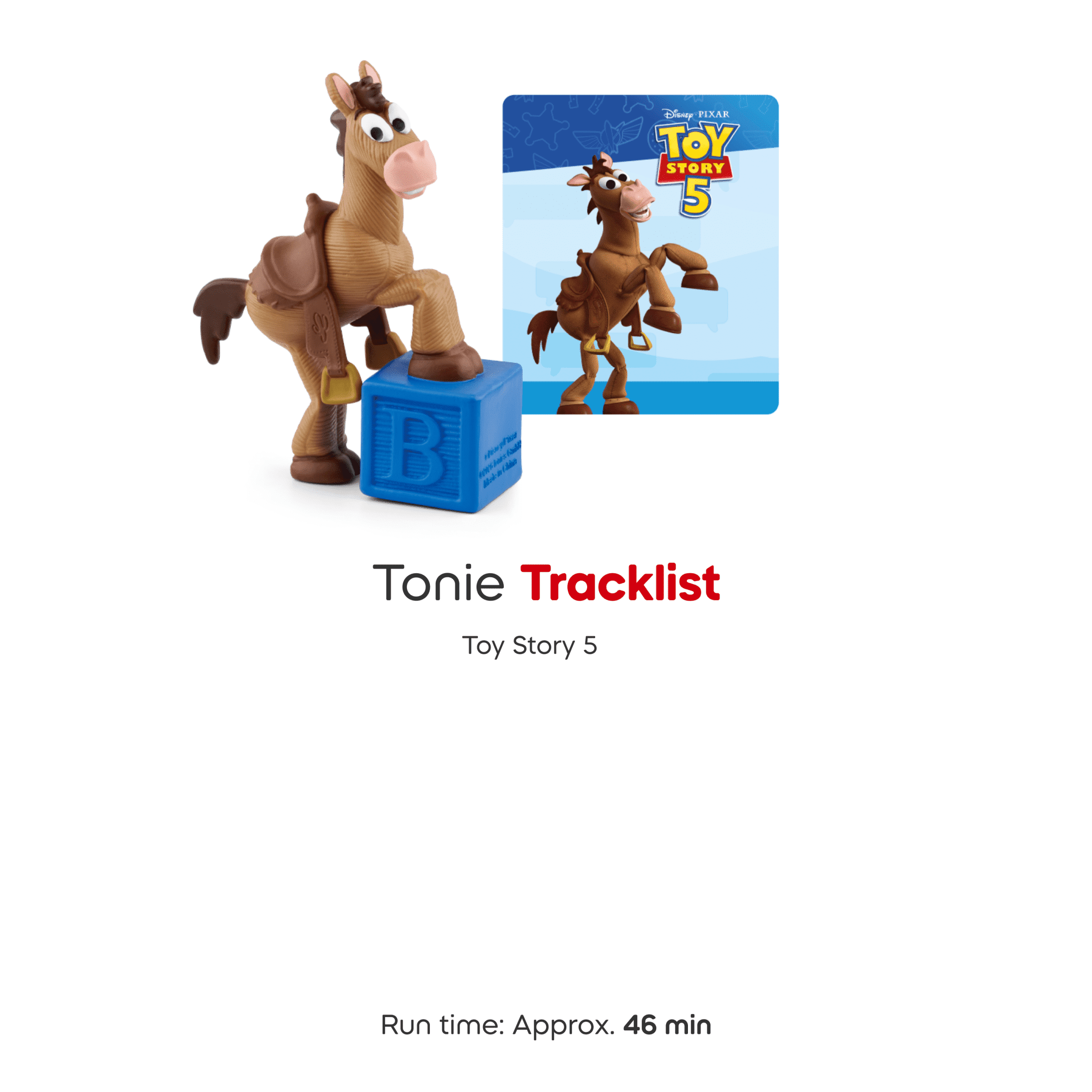 tonies Disney and Pixar Toy Story 5 Bullseye Tonie Audio Toy
