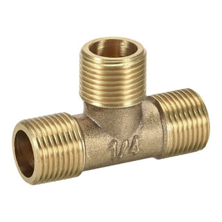 Brass Pipe Fittings Female Male Thread T Tee Pipe Tube Fitting 3/4 1  11/4 2