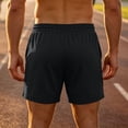 thumbnail image 6 of Yaoyar Men's Solid Drawstring Waist Quick Dry Running Shorts with Side Split Hem Pockets, Breathable Lightweight Fitness Jogger Sweatpants, 6 of 9
