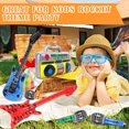 thumbnail image 5 of 22Pcs Inflatable Instruments Party Props,Inflatable Rock Star Toy with Inflatable Guitar,Microphone,Inflatable Radio Boombox,Shutter Shading Glasses for 80s 90s Themed Rock N Roll Party Favor, 5 of 7