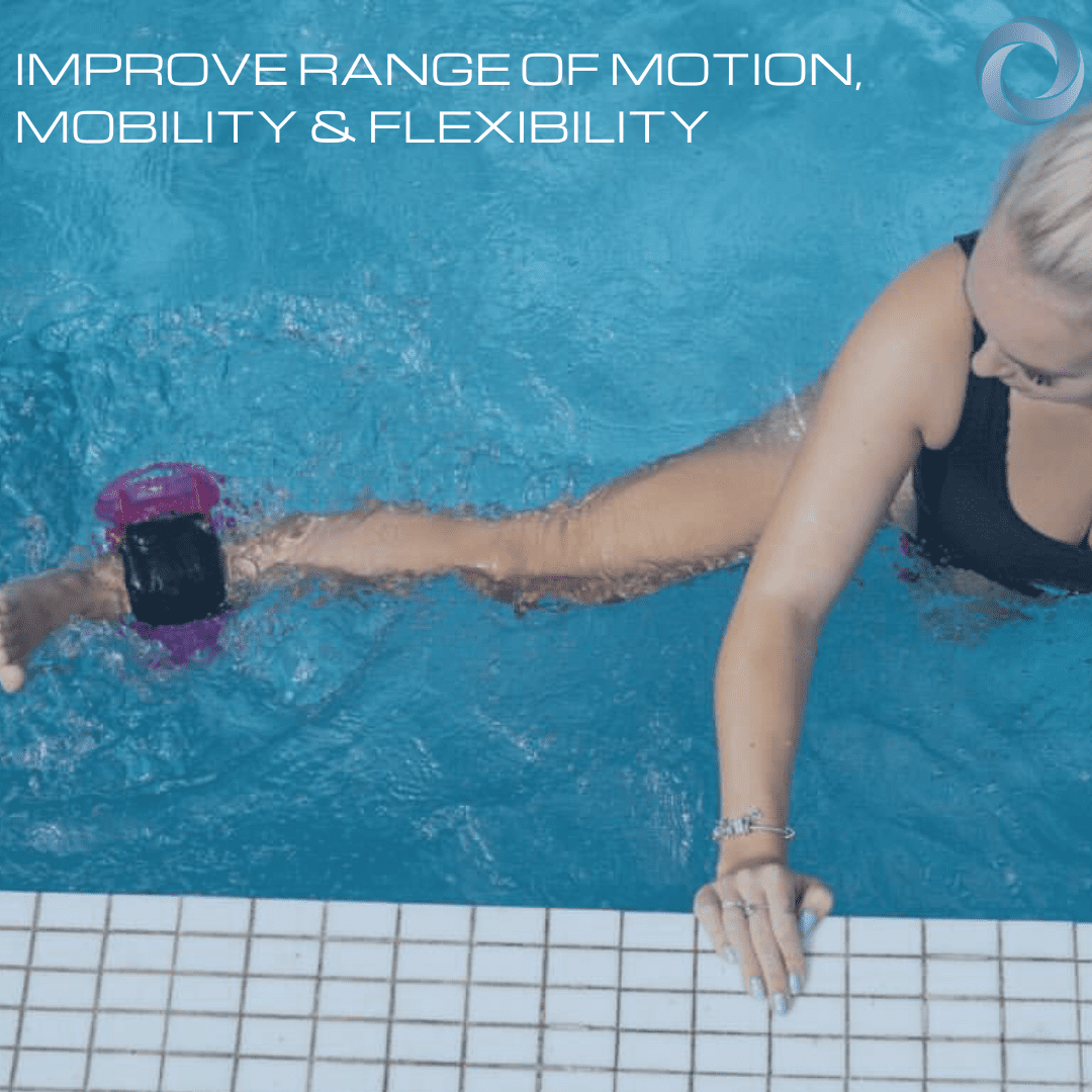 AquaLogix Medium Resistance Swim Fins for Aqua Fitness & Cardio - Lower/Upper Body Pool Exercise Equipment