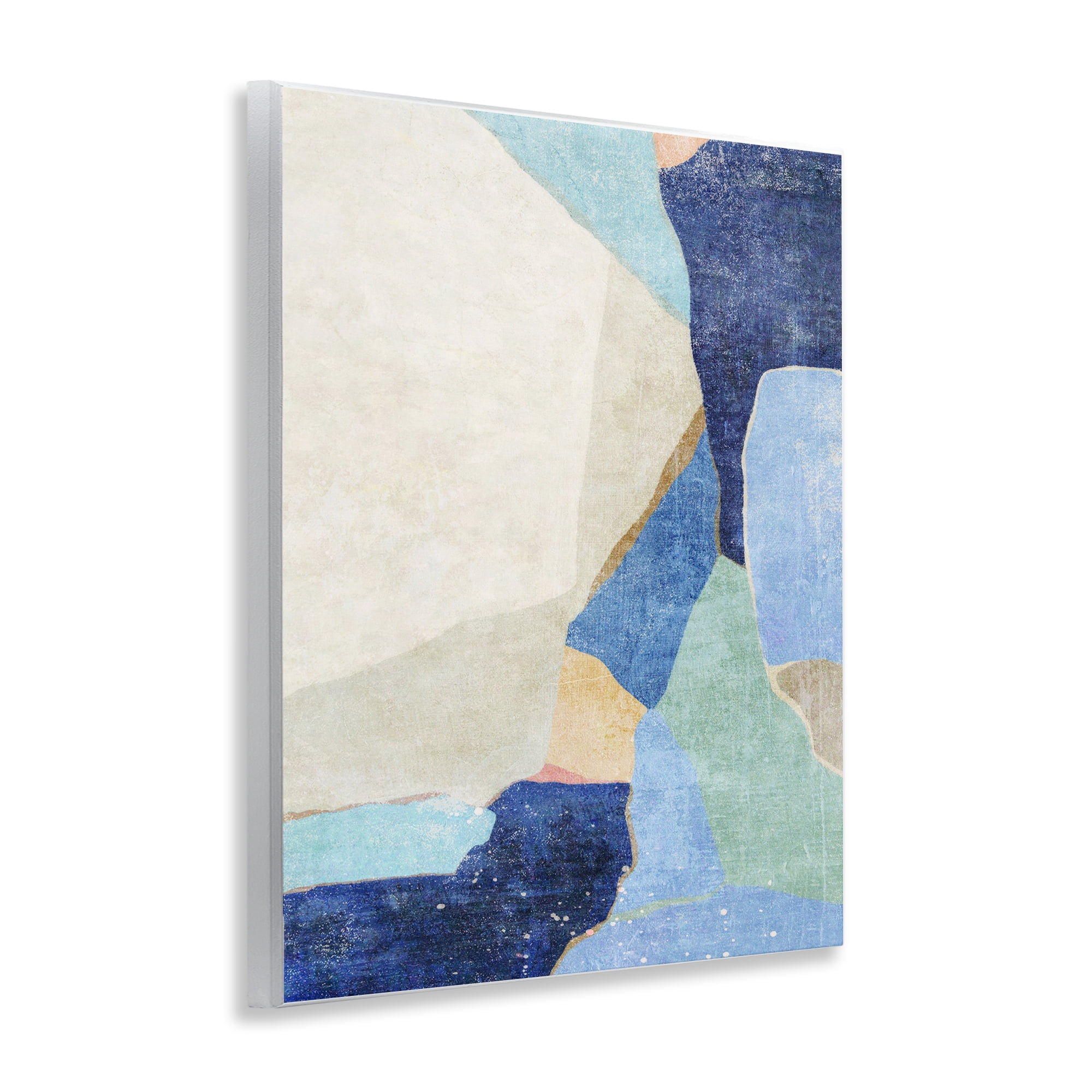 Stupell Industries Geometric Patterned Shapes Abstract Painting Unframed Art Print Wall Art, 11 x 14