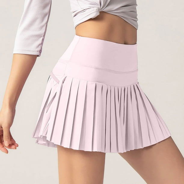 Women Pocket Skirt High Waist Tennis/golf/badminton Shorts Skirt Fitness  Running Yoga Skirt Sportswear