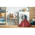 thumbnail image 2 of Ahgly Company Machine Washable Indoor Round Transitional Red Area Rugs, 3' Round, 2 of 7