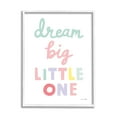 thumbnail image 4 of Stupell Industries Dream Big Little One Phrase Children's Pastel Typography, 11 x 14,Design by Ann Kelle, 4 of 5