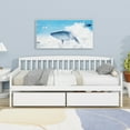 thumbnail image 2 of Miniyam Wood Twin-size Daybed with 2 Storage Drawers for Kids, White, 2 of 7