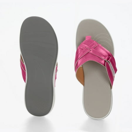 

Yedhsi Casual Shoes Large Size Slippers Women s Outer Wear Open Toe Beach Sandals Flip Flops