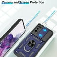 thumbnail image 2 of for Galaxy S20 Case with HD Screen Protector, Heavy Duty Shockproof Samsung S20 5G Case with 360 ° Rotation Metal Kickstand [Military Grade] Protective Case for Samsung Galaxy S20, Blue, 2 of 13
