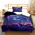 thumbnail image 4 of Unicorn Pattern D Duvet Cover With Pillowcases, Microfiber Bedding Set, Suitable For Families, Youth And Children (single) 135*200 Cm, 4 of 5
