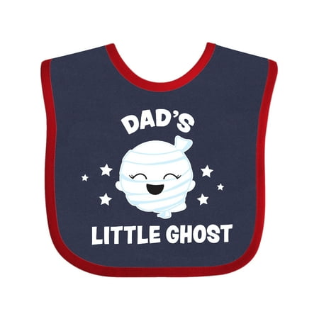 

Inktastic Cute Dad s Little Ghost with Stars Gift Baby Girl Bib
