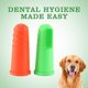 thumbnail image 3 of Perro cepillos de dientes, Cepillo de dientes de silicona para mascotas anti-placa de dedo cepillo de dientes para mascotas pequeñas gatos y perros Feliz Sencillez, 3 of 4