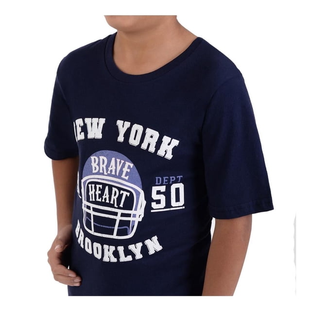 Playera Yale Casual Azul T08 0362466961