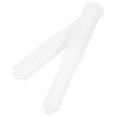 thumbnail image 1 of Accesorio de baño Soporte de plástico para papel higiénico con varilla y bisagra de cartón, color blanco, 2 unidades, 1 of 6