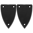 thumbnail image 1 of Miangastore 2pcs Truss Rod Cavity Cover Plate Triangle Rod Cover Replacement Electric Guitar Parts, 1 of 9
