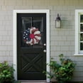 thumbnail image 5 of DELESYS 13.78in American Flag Wreath for Independence Day July Fourth Door Garland Patriotic Wall Decor Decorative Wreath for Home Present, 5 of 9