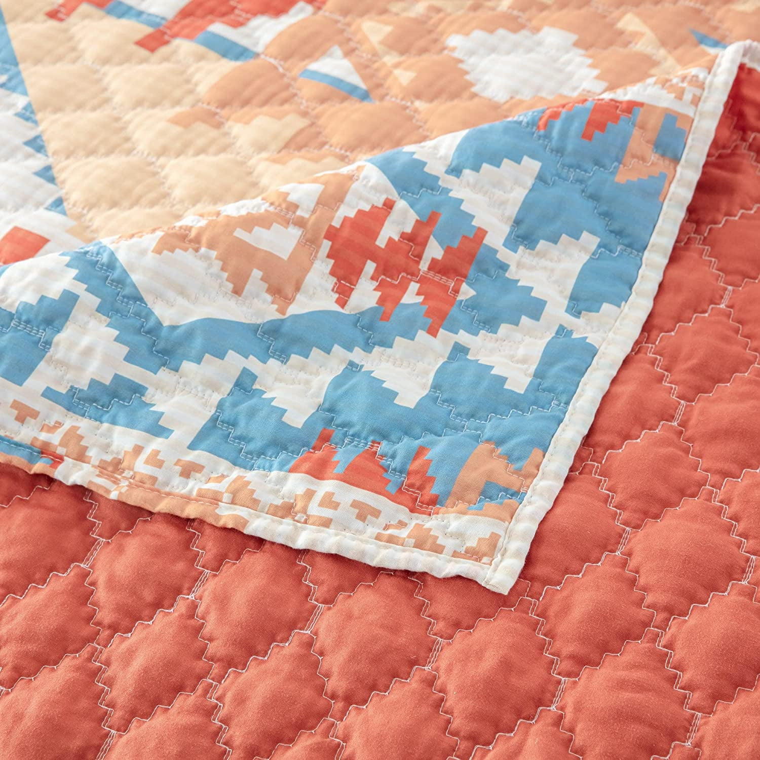 Greenland Home Fashions Horizon Southwestern Native Quilt Set, 2-Piece Twin/XL
