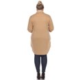 thumbnail image 4 of White Mark Women's Classic Button-Down Tunic Top, 4 of 6
