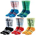 thumbnail image 1 of Nintendo Super Mario Chaussettes pour Hommes 5 pack, 1 of 7