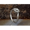 thumbnail image 5 of Flower Engagement Ring 2Ct Round Cut Lab-Created Diamond 14k White Gold Plated Sterling Silver, 5 of 5