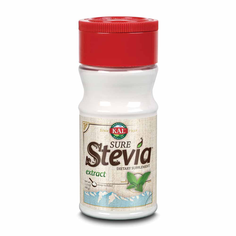 KAL Sure Stevia Extract Powder BestTasting, Zero Calorie, Low
