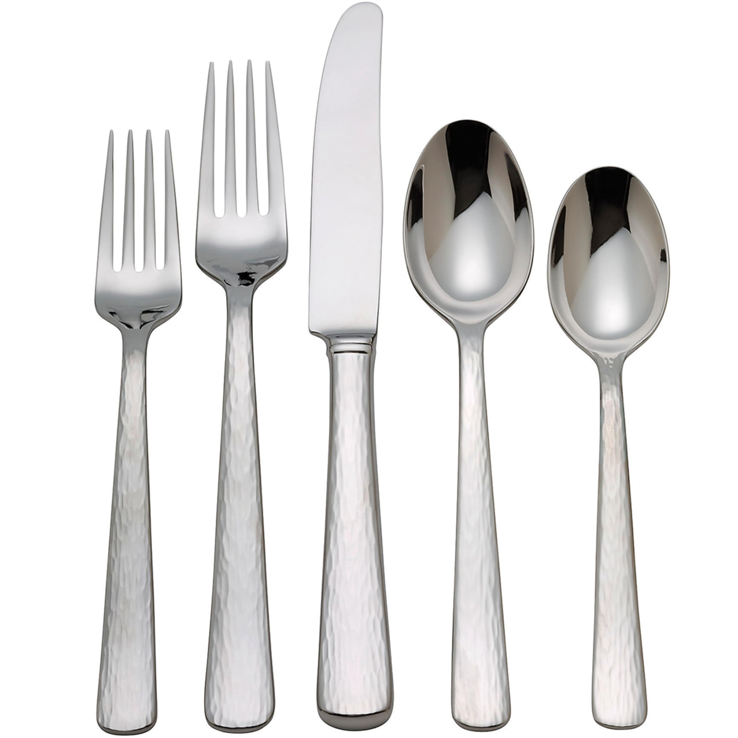 Reed & Barton East End Satin: Set Posate 20 Pezzi In Acciaio Inox 18/10, Finitura Satinata, Eleganti E Moderne