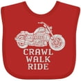 thumbnail image 3 of Inktastic Crawl Walk Ride Motorcycle Boys or Girls Baby Bib, 3 of 4