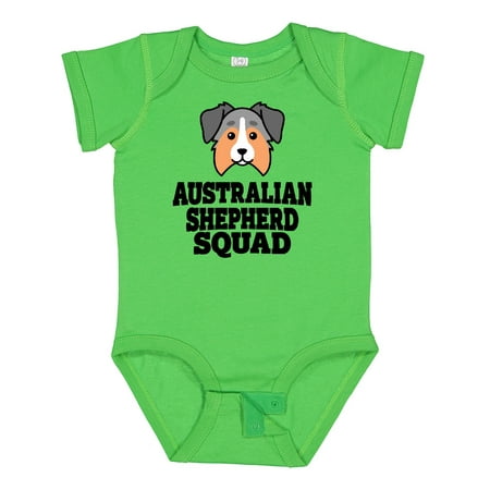 

Inktastic Dog Australian Shepherd Squad Gift Baby Boy or Baby Girl Bodysuit