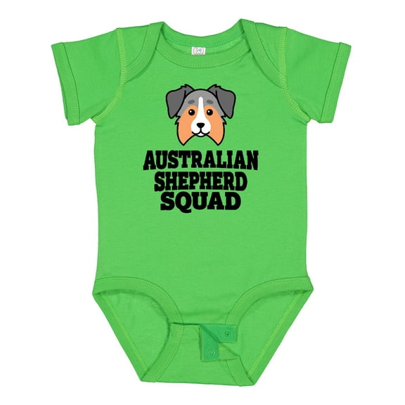 Inktastic Dog Australian Shepherd Squad Boys or Girls Baby Bodysuit
