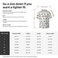 thumbnail image 5 of Pofeuu Hand Drawn Squirrel Print Mens Casual Short Sleeve Shirts Beach Summer Spread Collar Pocket Tops Men's Casual Short-sleeved Shirt-Medium, 5 of 5