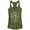 Military Green, variant on Junior's CHIN UP Dream Big Worry Small Racerback Tank Top Military Green X Large