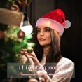 thumbnail image 4 of Nituyy Adult Santa Hat Classic LED Lighted Christmas Party Hats for Holiday Role-Playing Cosplay Costume Props Accessory, 4 of 6