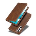 thumbnail image 2 of Nalacover for Samsung Galaxy S23 Card Slots Wallet Case with RFID Blocking, Premium PU Leather Flip Cover, Magnetic Closure Kickstand TPU Shockproof Case for Galaxy S23,Brown, 2 of 9