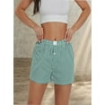 thumbnail image 4 of Boxer Shorts for Women Trendy Summer Low Rise Lounge Shorts Pajama Shorts Preppy Clothes, 4 of 6