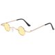 thumbnail image 4 of Gafas de sol redondas ultrapequeñas de metal para hombres y mujeres Mini gafas divertidas Gafas de sol Hip Hop, 4 of 5