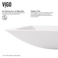 thumbnail image 6 of VIGO Begonia Matte Stone Vessel Bathroom Sink Set With Duris Vessel Faucet In Brushed Nickel, 6 of 15