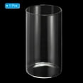 thumbnail image 3 of Uxcell 4.7"x2.6" Clear Glass Cylinder Vase Tabletop Flowers Vase Floating Candle Holder Vase, 3 of 6
