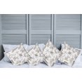 thumbnail image 2 of Ambesonne Black White Throw Pillow Cover 4 Pack, Dinosaurs Skeleton, 18", Dark Brown White, 2 of 5