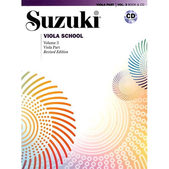 Pre-Owned Suzuki Viola School, Vol 3: Viola Part, Book & CD, 9780739097076, 0739097075, Paperback, Revised edition