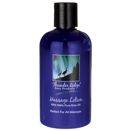 Thunder Ridge Emu Products Massage Lotion with 100% Pure Emu Oil 8 fl oz (Best Penis Massage Oil In India)