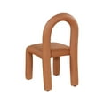 thumbnail image 5 of Meridian Furniture Amari Cognac Vegan Leather Dining Chair, Set of 2, 5 of 9