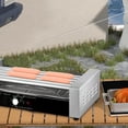 thumbnail image 4 of AIHOME Hot Dog Grill Roller 5 Roller Sausage Rack 12 Hot Dog Grill Cooker Machine BBQ Accessories 850w Hot Dog Griller For Picnic Barbecue workable, 4 of 9