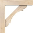 thumbnail image 3 of Ekena Millwork 7 1/2"W x 36"D x 36"H Olympic Block Smooth Bracket w/ Offset Brace, Douglas Fir, 3 of 25