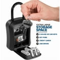 thumbnail image 5 of Key Safe Combination Lock Box 4-Digit Wall Mount Storage Safe Security Outdoor, 5 of 6