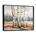thumbnail image 2 of Designart "Neutral Toned Birch Grace III" Tree Birch Floater Framed Wall Decor, 2 of 5