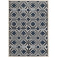 thumbnail image 1 of Safavieh Courtyard Navy Indoor Outdoor Rug - 5'3" x 7'7", 1 of 5