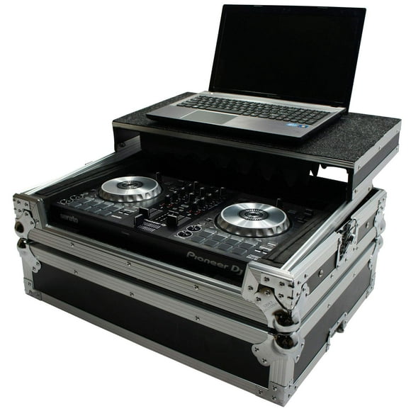 Harmony Audio HCMINILT Flight Glide Laptop Stand Road DJ Case Compatible with Numark Mixtrack Pro